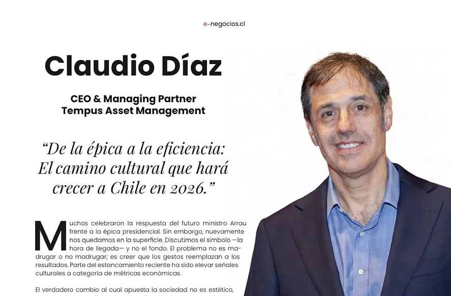 De la épica a la eficiencia: El camino cultural que hará crecer a Chile en 2026